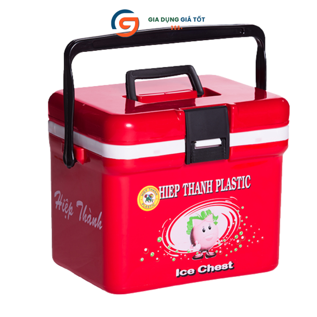 Thùng đá 12L Hitaco Hiệp Thành, hộp đựng đá nhỏ gọn giữ nhiệt 20 đến 48 giờ, có quai xách tiện lợi