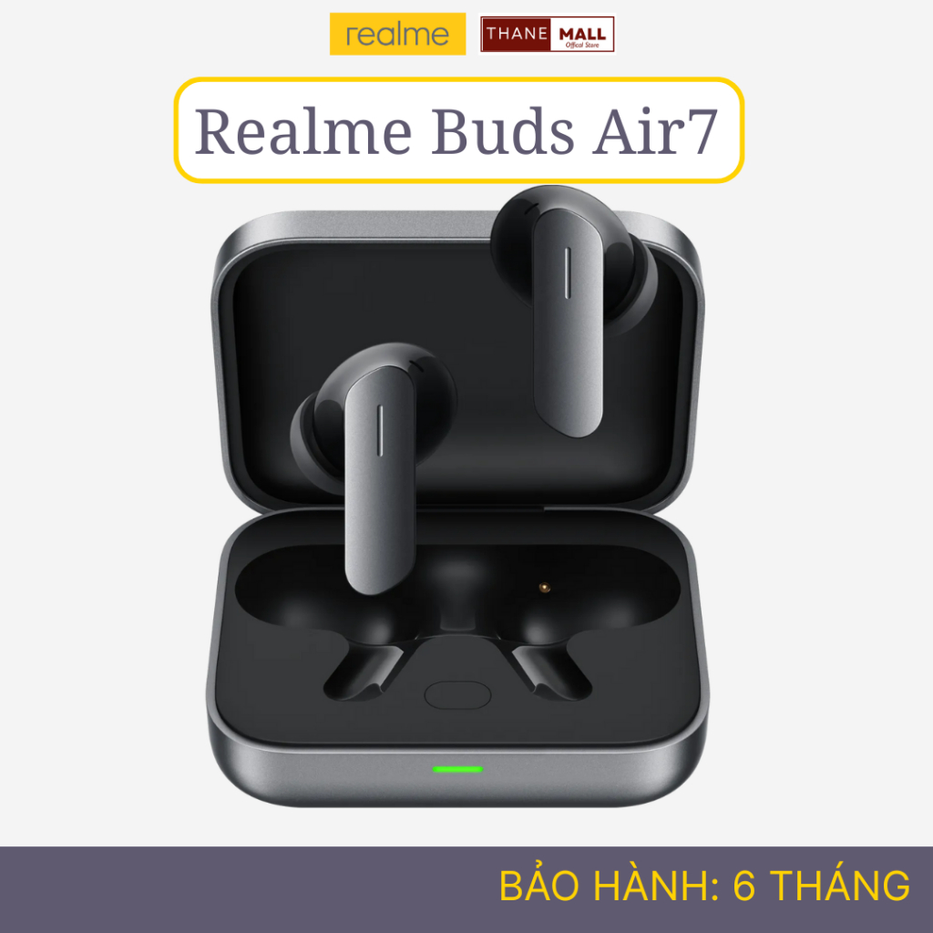 Realme buds Air – Tai Nghe Bluetooth Chống Ồn, Bass Mạnh, Sạc