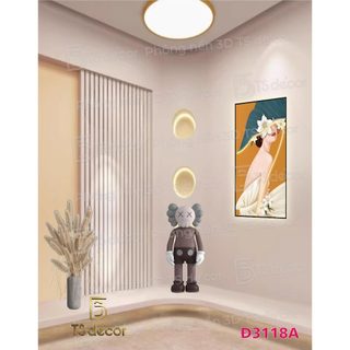 Phông Nền Mẫu Giả Góc 3D 5D Livestream Chụp Ảnh Mẫu Mới Chất Liệu Lụa Cao Cấp Bền Màu