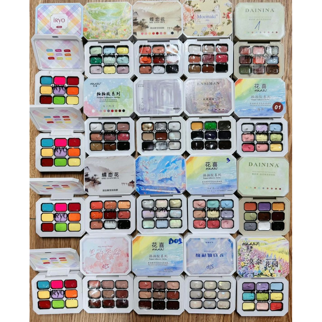 set gel dậm ombre 9 màu làm ombre nail siêu nhanh