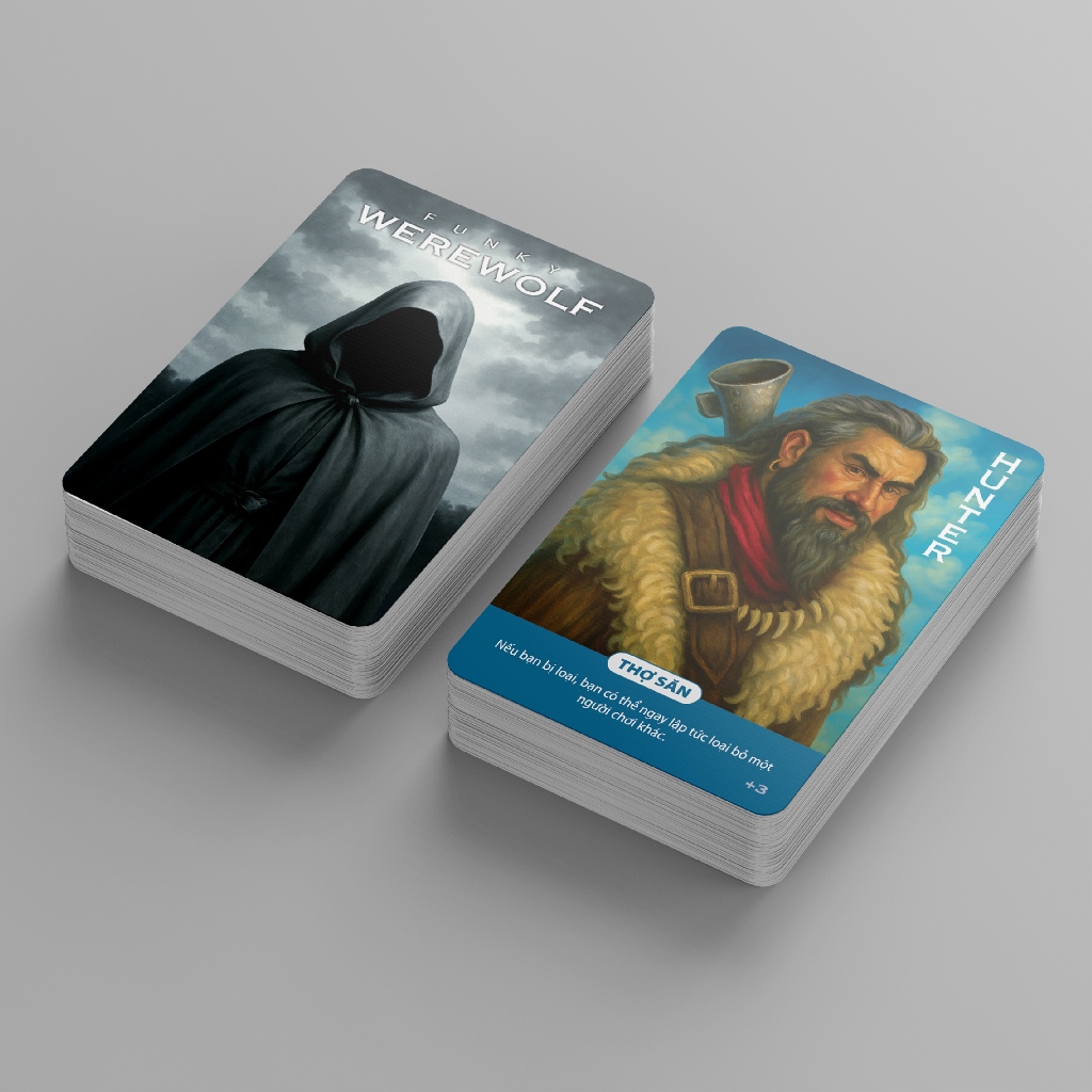 Bộ Bài Ma Sói Deluxe Bản Việt Hóa Đầy Đủ Các Nhân Vật, Board Game Vui Nhộn Cho Nhóm Bạn Bè Phù Hợp Với Mọi Lứa Tuổi