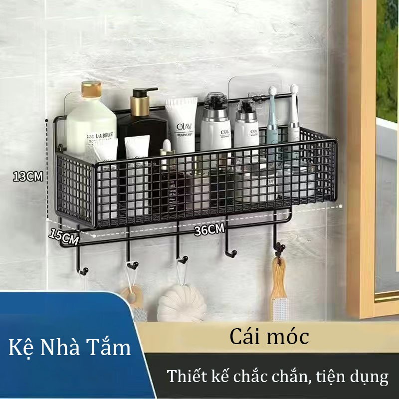 Kệ HÌNH CHỮ NHẬT Đựng Đồ Dùng Nhà Tắm  Chịu Lực Tốt Tiện Dụng.