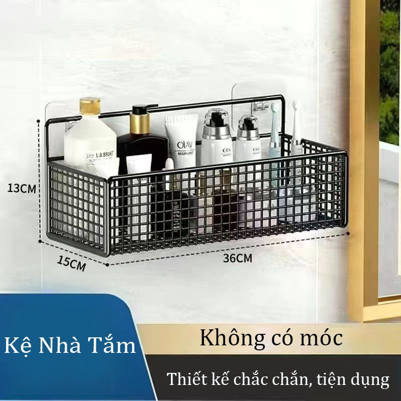 Kệ HÌNH CHỮ NHẬT Đựng Đồ Dùng Nhà Tắm  Chịu Lực Tốt Tiện Dụng.