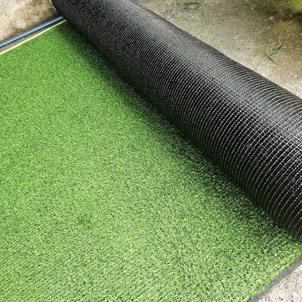 Combo 15m2(2 x 7.5m) Thảm cỏ nhân tạo 2cm mũi khâu dày đế pu  không bụi đen trải sàn, sân vườn