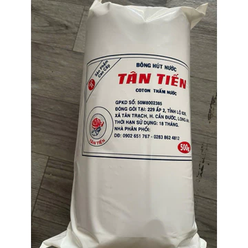 ✅ Bông gòn y tế thấm hút nước TÂN TIẾN Bông gòn cuộn y tế 500gr, bông cuộn ép hút nước thấm nước TÂN TIẾN