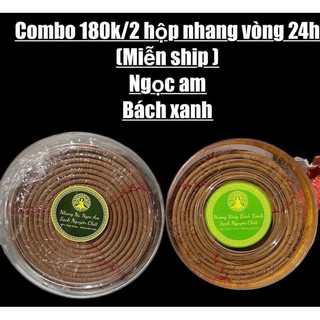 combo 2 hộp nhang vòng Ngọc am bách xanh