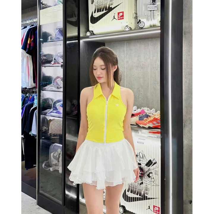 Chân váy thể thao nữ CV28, chân váy 2 tầng chất thun mềm tập pickleball , tennis, cầu lông, golf