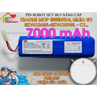 PIN ROBOT HÚT BỤI NÂNG CẤP XIAOMI MOP ESSENTIAL MIJIA G1(SKV4136GL,SKV4109GL) - C1 NÂNG CẤP