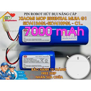 PIN ROBOT HÚT BỤI NÂNG CẤP XIAOMI MOP ESSENTIAL MIJIA G1(SKV4136GL,SKV4109GL) - C1 NÂNG CẤP