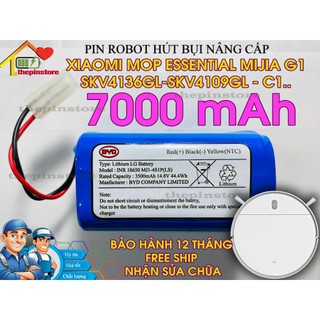 PIN ROBOT HÚT BỤI NÂNG CẤP XIAOMI MOP ESSENTIAL MIJIA G1(SKV4136GL,SKV4109GL) - C1 NÂNG CẤP