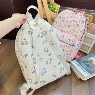 ( Balo Vải Mềm ) Hello Kitty đi học nam nữ thời trang size 43 vừa A4 laptop chất da đẹp đi chơi du lịch tiện lợi BL08