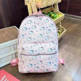 ( Balo Vải Mềm ) Hello Kitty đi học nam nữ thời trang size 43 vừa A4 laptop chất da đẹp đi chơi du lịch tiện lợi BL08