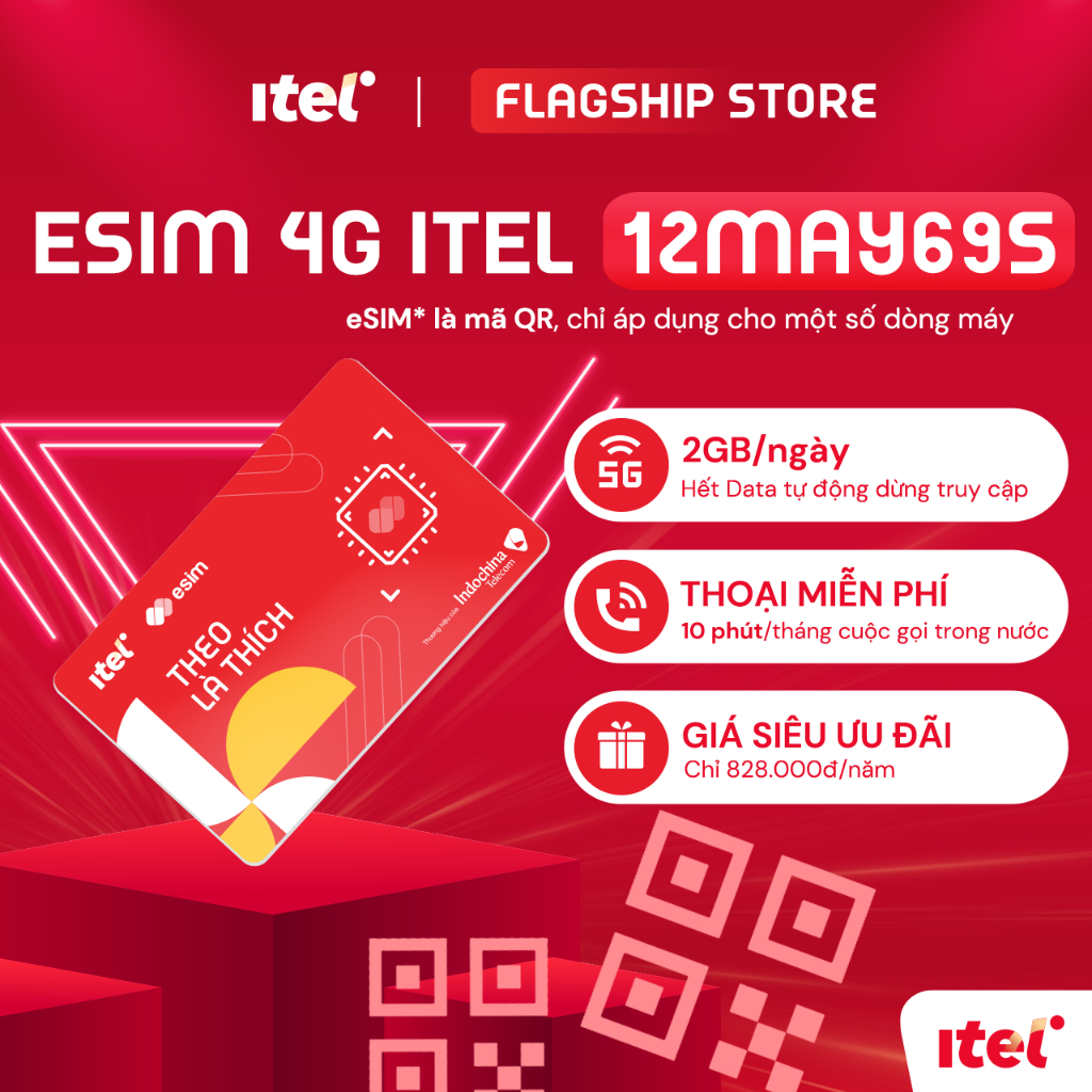 [FREE 12 THÁNG] SIM 4G ITEL MAY69S Data 2GB/Ngày+10P/Tháng Gọi Trong Nước. Dùng Sóng Vina. Miễn Phí 1 Năm Không Nạp Tiền | BigBuy360 - bigbuy360.vn
