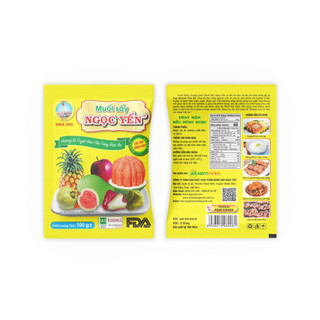 [2 gói/5 gói]_Muối sấy Ngọc Yến đặc sản Đồng Tháp- gói 100g và 250g