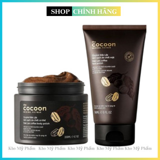 Chính Hãng - Tẩy Da Chết  body, da mặt Cà Phê Cocoon