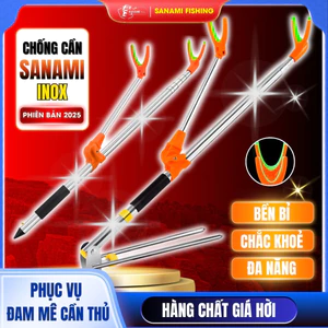 Chống Cần Câu Đài Câu Đơn Inox kiên trì Chắc Khoẻ PK80 [SF3]