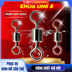 Mà Ní Buộc Trục Câu Đài, Khóa Link Hình Số 8 Đủ Các Size Cao Cấp PK74
