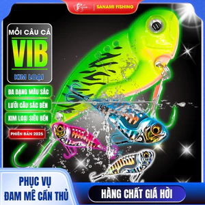 Mồi câu cá giả VIB Siêu Nhạy 8g, 10g, 12g, 14g chuyên câu con cá quả MO34 [SF3]