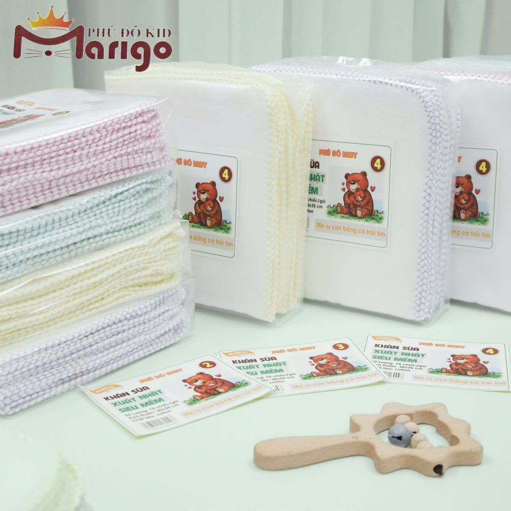 (SET 10 Chiếc ) Khăn Sữa cho bé , khăn sữa cho bé sơ sinh Xuất Nhật 2 lớp / 3 lớp / 4 lớp  khăn xô cho bé sơ sinh
