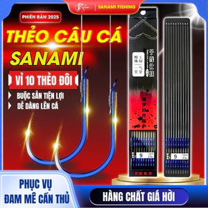 Lưỡi Câu Cá Đôi Buộc Sẵn Chuyên Câu Đài Sắc Bén Siêu thời thượng LC19 [SF3]