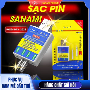 Sạc Pin Phao Câu Đài Cắm USB [BH 3 tháng] CR425 PC2 [SF3]