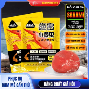 Mồi Tôm Tươi Nam Cực Trộn Sẵn Câu Cá Siêu Nhạy Chuyên Câu Rô , Chép, Diếc MO36 [SF3]