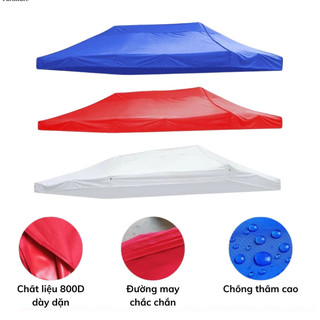 Nhà Bạt 3x6M DI Động Dựng Nhanh – Che Nắng Mưa Ngoài Trời, Khung Thép Chống Gỉ Khung Thép Chịu Lực