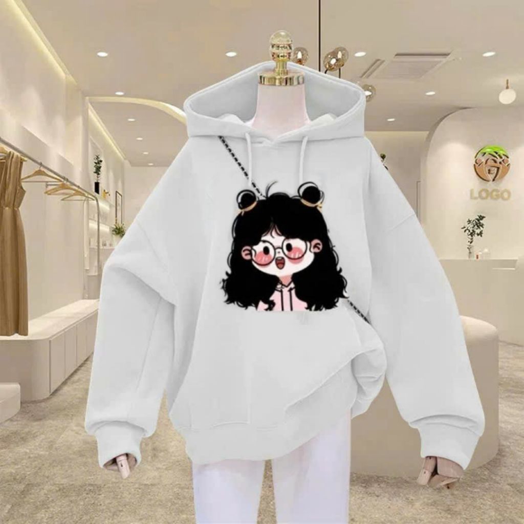 HD cg búi tóc Trắng