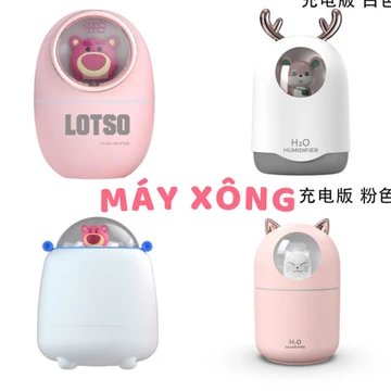 Máy Xông Tinh Dầu - Máy Phun Sương Tinh Dầu - Đèn Ngủ - Máy Xông Hơi Mặt Cao Cấp