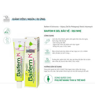 Gel Dưỡng Hoàng Cầm Baifem K Herbapol Wroclaw 15g