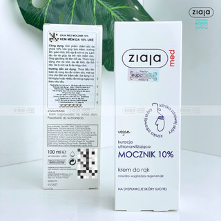 Kem Dưỡng Mềm Da 10% urê - Ziaja Med Mocznik 10% 100ml
