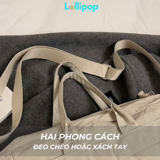 Túi Đa Năng Uni 2025 Hai Kiểu Đeo Chống Nước, Túi Xách Đeo Chéo Phong Cách Tối Giản Siêu To LOLLIPOP BAGS