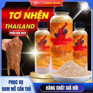 [KM] Bột Tơ Nhện Xứ sở nụ cười Thái Lan Siêu dính nối Mồi Câu bột tơ nhện trộn mồi link mồi,không mùi làm mồi vuốt câu v