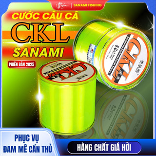 [KM] Cước Câu Cá Japan CKL 500M cực kì Dẻo Dai,Độ Bền Cao Và Cắt Nước Tốt DCR2 [SF3]