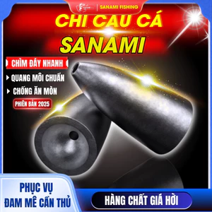 Chì Câu Cá Hình Viên Đạn Xuyên Tâm PK25 [SF3]