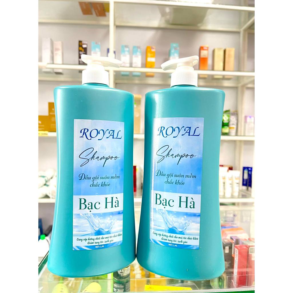 Royal thảo dược- dầu gội royal bạc hà 1400ml (chỉ dầu gội)