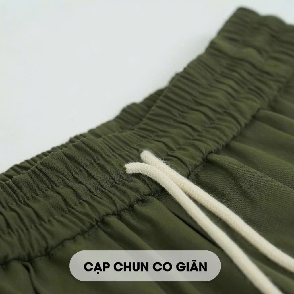 Quần Dài Kaki MARCUS Cạp Chun Form Baggy Vải Mềm Mịn Co Dãn Thoải Mái QBK02 | BigBuy360 - bigbuy360.vn