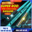 Gác Cần Và Cán Vợt Câu Đài Cacbon SUPER ROD Chất Liệu Carbon PK60 - Sanami Fishing.