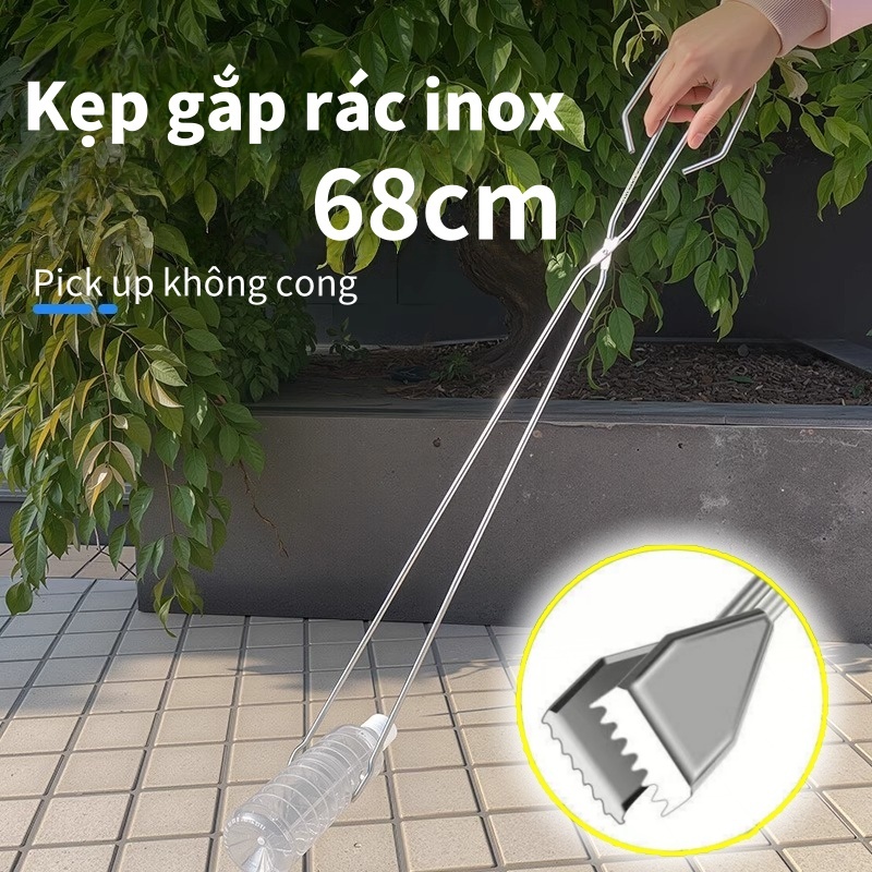 68cm Kẹp Gắp Rác/Cây Gắp Rác Kẹp Rác Bằng Thép/Cây Gắp Đồ Vệ Sinh Tiện ...