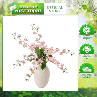 🌸 CÀNH HOA LAN HẢI ĐƯỜNG GIẢ CAO CẤP – DỊU DÀNG, THANH NHÃ 🔰 Sản phẩm từ HOA LAN PHÚC THỊNH – OFFICIAL STORE