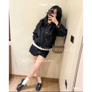 Áo Khoác Jeans Khuy QCCC Loại 1 (50-60kg 1m58 trở lên)
