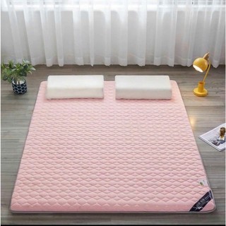Nệm topper foam nệm thảo dược khử khuẩn trải sàn hàng nhập khẩu