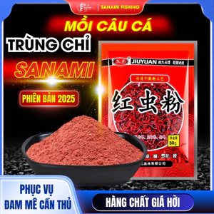 CH- Bột Trùng Chỉ Đỏ Lão Quỷ Trộn Mồi Câu Cá - Chuyên Chép Và Rô Phi -[S4]