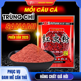 CH- Bột Trùng Chỉ Đỏ Lão Quỷ Trộn Mồi Câu Cá - Chuyên Chép Và Rô Phi -[S4]