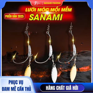 Lưỡi Câu Cá Thìa Vàng Có Móc Câu Xoắn Mềm LC44