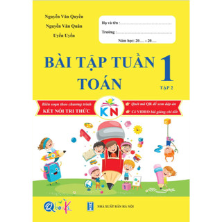 Sách - Bài Tập Tuần Toán Và Tiếng Việt Lớp 1 - Kết Nối Tri Thức Với Cuộc Sống