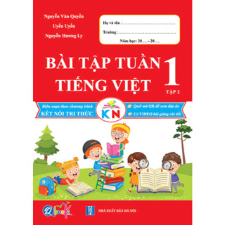 Sách - Bài Tập Tuần Toán Và Tiếng Việt Lớp 1 - Kết Nối Tri Thức Với Cuộc Sống