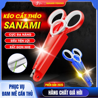 [KM] Kéo Cắt Thẻo  + Gỡ Lưỡi Câu Cá rất có thể Gắn Thùng Câu Đài cực kì tiện ích PK32 [SF3]
