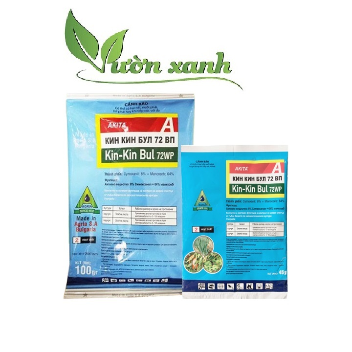 Kin Kin Bul 72WP gói 100gr/45gr - trị nấm, thối nhũn cây phong lan ...