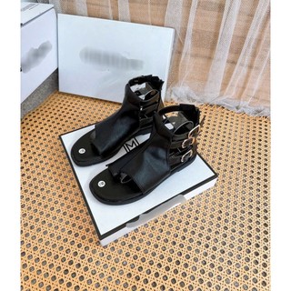 🟢🟢🟢Giày bốt nữ xỏ ngón đế bệt 2P Boot nữ thời trang chất da xịn mềm êm cực tôn chân